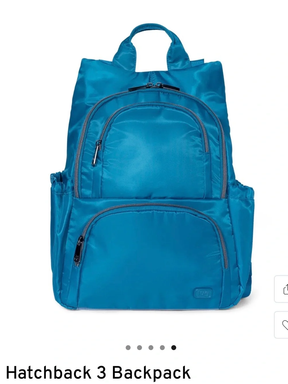 NWT- lug Hatchback 3 Ocean Blue Backpack